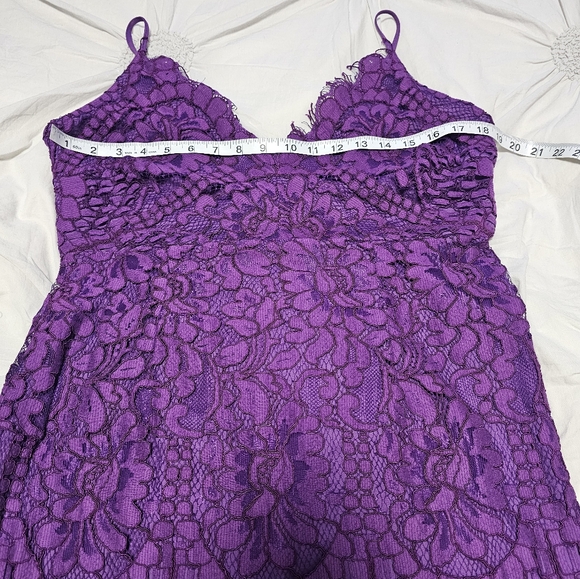 Add On $5 - Purple Lace Party Dress - Picture 13 of 14